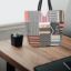 Picture of Black And White Multicolor Patchwork ToteBag